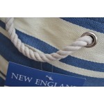 Tobs New England Cream/Blue Stripe  Rectangular Storage Bag